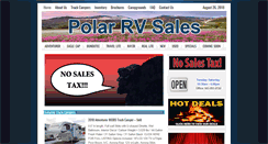 Desktop Screenshot of polarrvsales.com